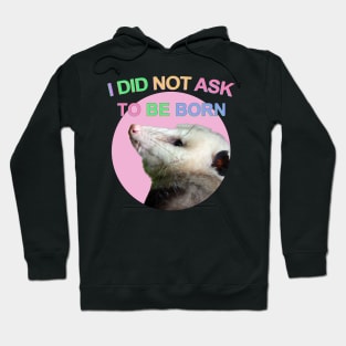 I Did Not Ask to Be Born Hoodie